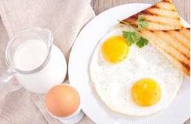 忌：“牛奶加鸡蛋”代替主食