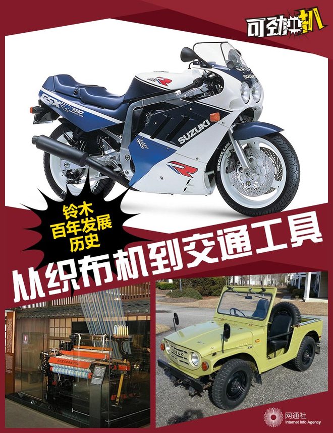 从织布机到交通工具 铃木百年发展历史