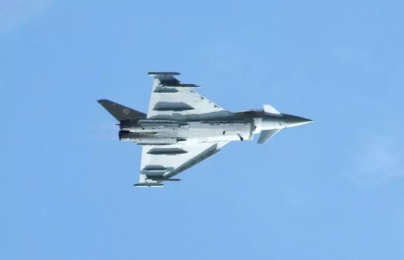 ▲英国空军“台风”战机（维基百科）