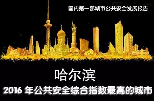 厉害!哈尔滨公共安全综合指数排名第一!远超北