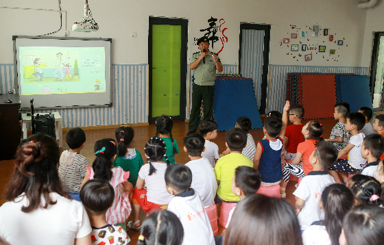 南岸消防宣传走进幼儿园 200余名师生及家长争