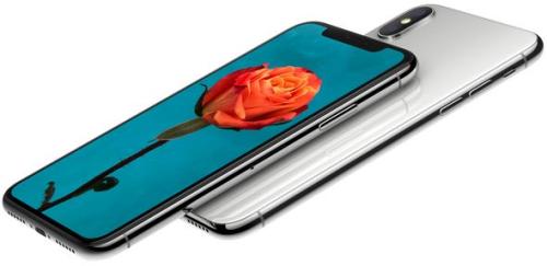 苹果公司发布全面屏手机iPhone X。图片来源：苹果公司官网截图