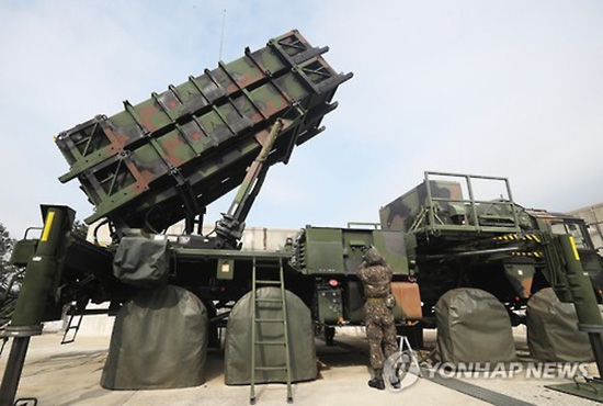 韩国空军“爱国者”导弹发射车