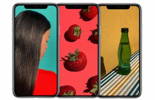 苹果公司发布全面屏手机iPhone X。图片来源:苹果公司官网