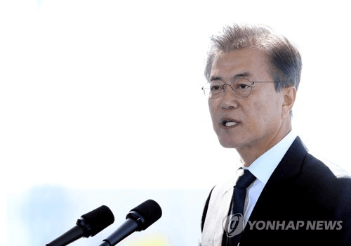 图注:韩国总统文在寅