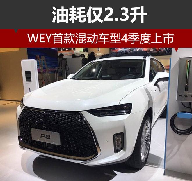 WEY首款混动车型4季度上市 油耗仅2.3升