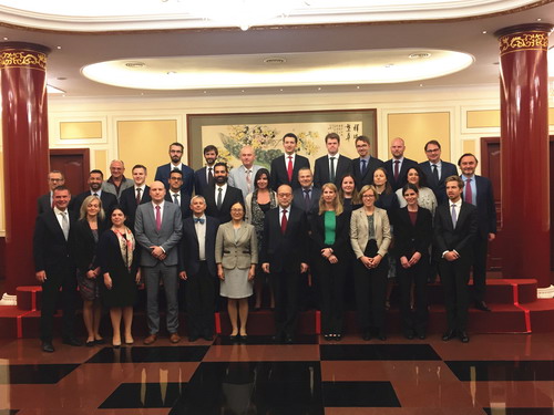 外交部欧洲司司长陈旭出席第十二届欧洲外交官