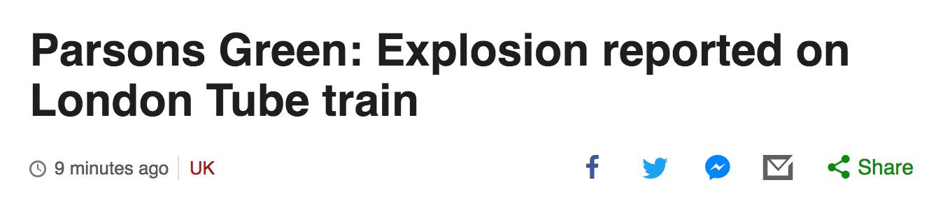 突发！伦敦地铁爆炸，火球掉下！