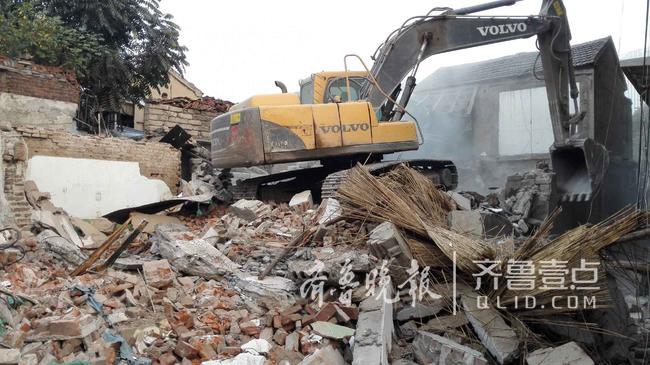 回迁房开工,经十一路棚改项目5户房屋被强制拆