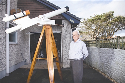 英89岁老兵自制天文望远镜|皮特|天文望远镜|康