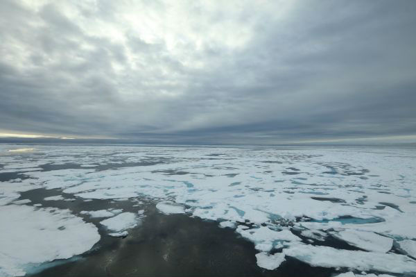 8月2日拍摄的北极航道风光。新华社