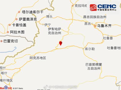 新疆库车发生5.7级地震 多趟旅客列车暂停