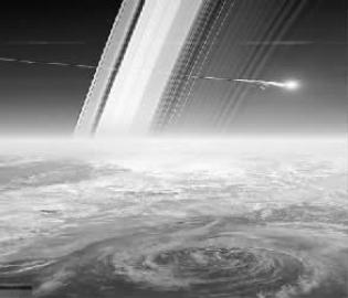 卡西尼探测器撞向土星大气层