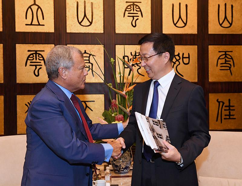 迈向卓越全球城市,韩正会见上海市市长国际企