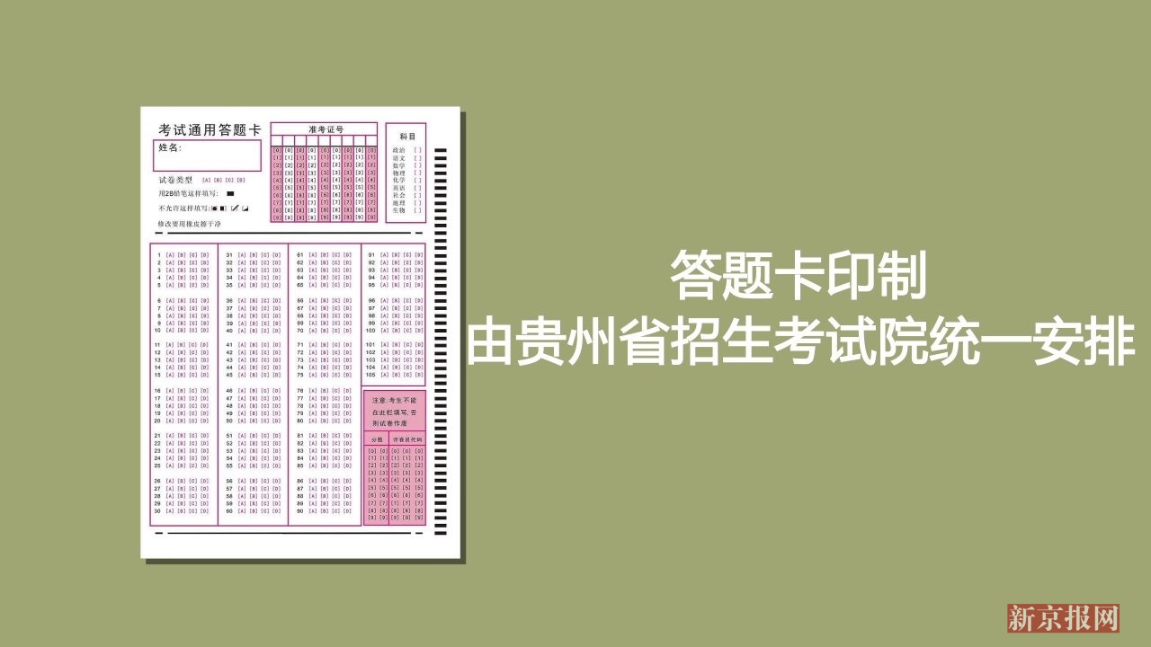 贵州回应“高考听力答题卡漏印”:将严肃处理责任人