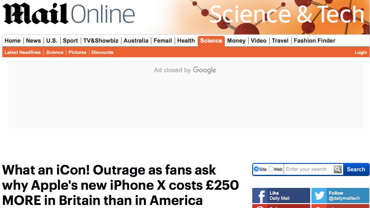 iPhone X比中国的都贵 这个国家的果粉不干了