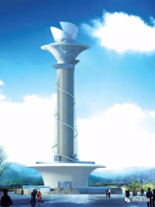 99.999米!天眼景区新标志--天文时空塔即将完