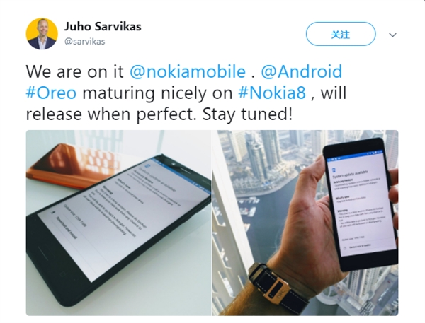 运行流畅 诺基亚8率先适配Android 8.0