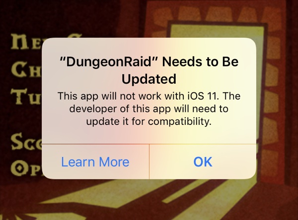 [图]明天iOS 11正式上线,和你的32位旧APP说再