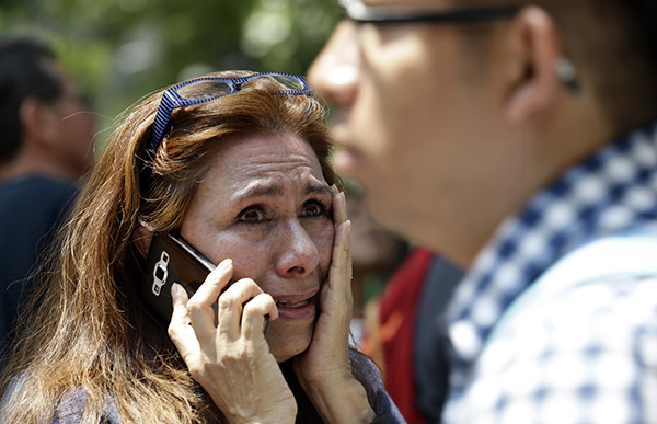 墨西哥地震|图集:事发时正值墨西哥城32年前大
