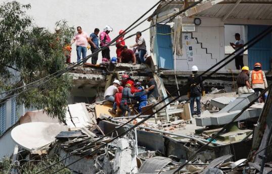 墨西哥大地震已致248人罹难 超一半系于首都遇难