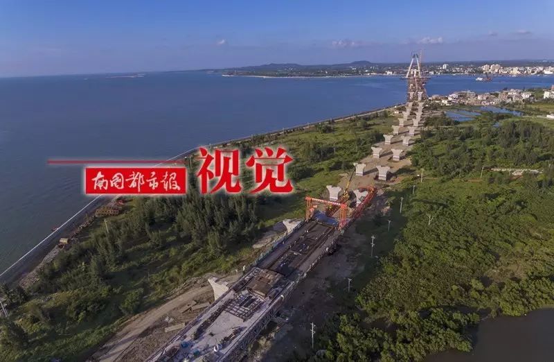 震撼航拍!铺前大桥现雏形,它的最新进展在这!以