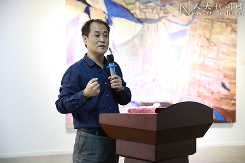 金色芳华·中国人民大学80周年校庆美展开幕