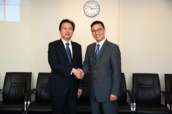 黄侃副主任会见香港教育局局长杨润雄|杨润雄