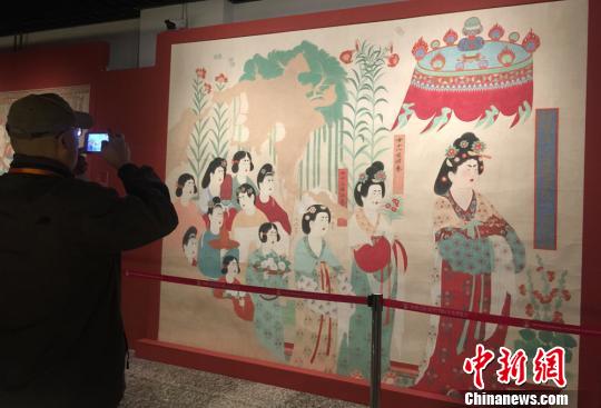 中外学者参观 段文杰诞辰百年纪念展 |敦煌|段文