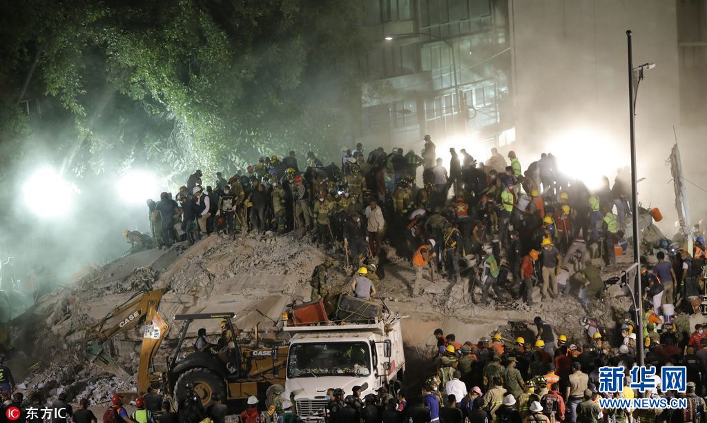 墨西哥7.1级地震死亡人数升至225人(组图)|墨西