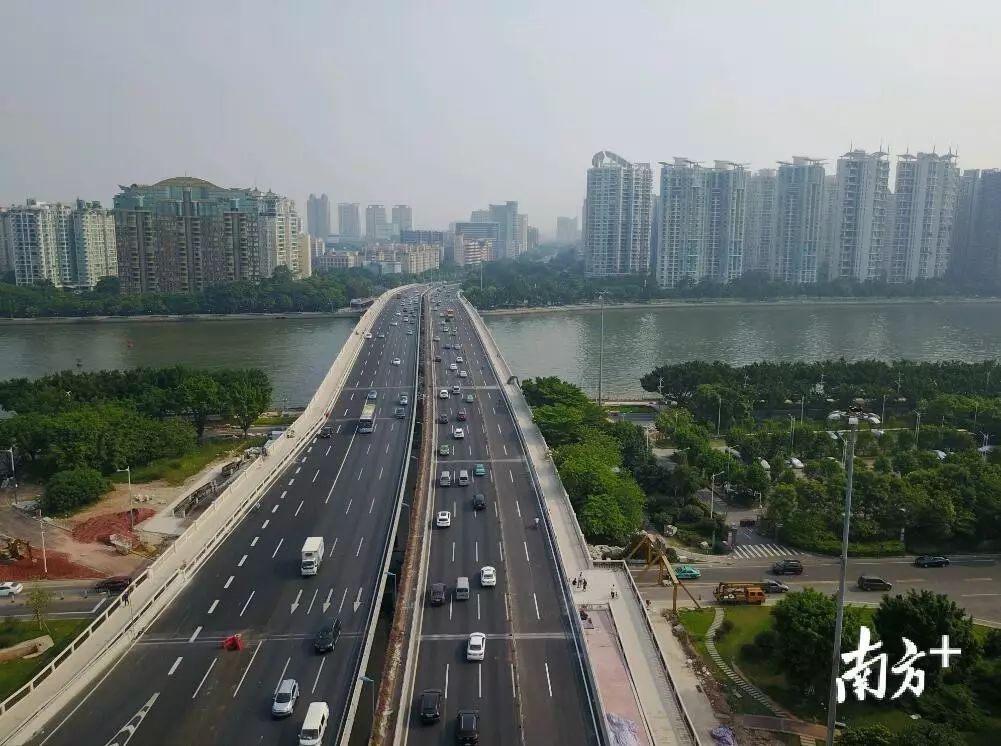 广州大桥全线开通,双向10车道!三年来这些照片