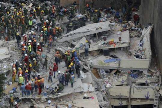 墨西哥地震1名受困台胞获救 其余4人仍未有消