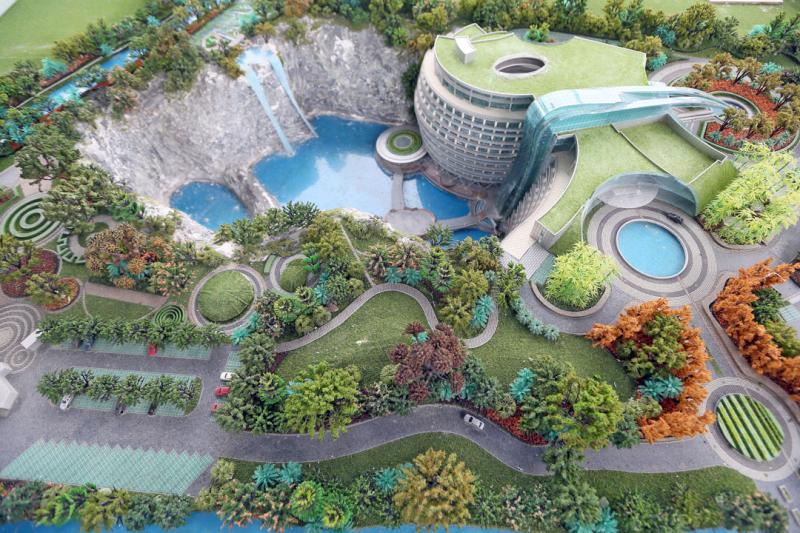 喊了很久的松江深坑酒店,这次真的要开张了?明年5月试运营!