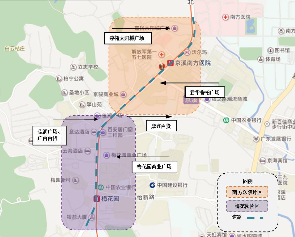 5大商业体,2大片区,70万人口的广州大道北商圈市调