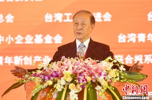 资料图：台湾新党主席郁慕明。中新社记者 吕明 摄