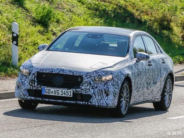 曝奔驰A级三厢版谍照 将搭配全新1.2T\/1.4T动