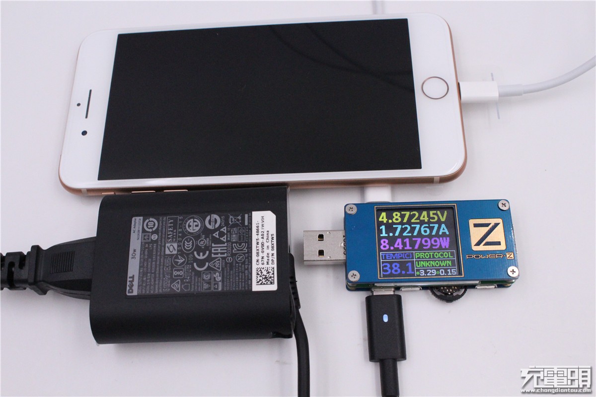 26款USB PD充电器仅2款不能快充iPhone 8 P