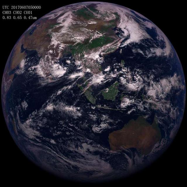 风云四号交付使用 微信启动地球背景图将换成