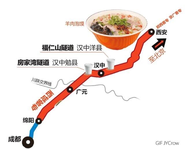 美爆了!西成客专新建车站首次曝光!沿途这些美食美景,错过可不要后悔呦!