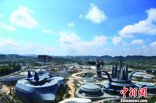 贵阳“东方科幻谷”主题公园一角 东方科幻谷提供