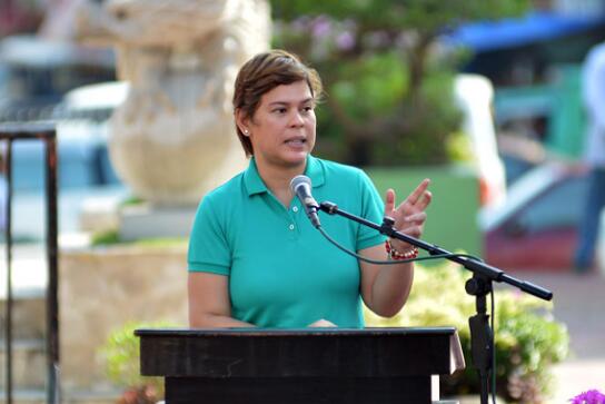 菲律宾总统杜特尔特女儿、现任达沃市市长莎拉·杜特尔特