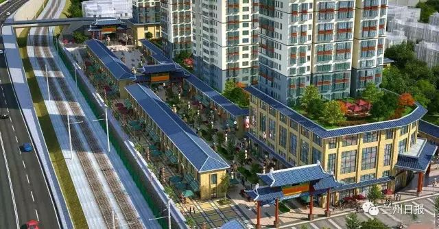 兰州酒巷、主题影城、美食城等休闲综合体