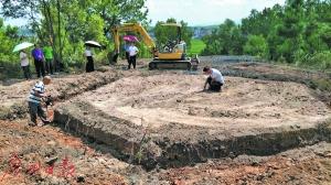 古塔塔基呈六角形