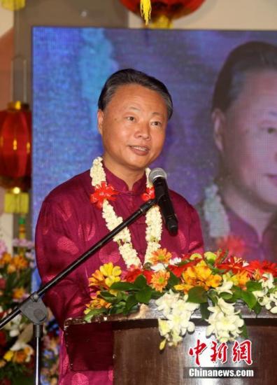 中国驻菲使馆举行国庆68周年招待会|菲律宾|杜