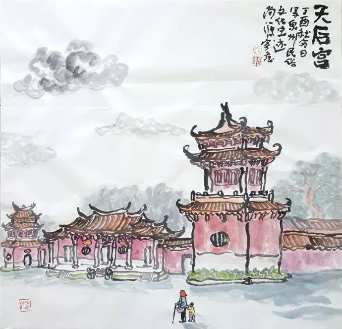 快来瞅瞅咱厝人画的古泉州(刺桐)史迹16景,你会