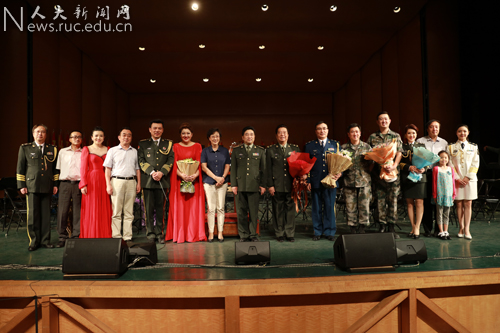 中国人民大学举办中国人民解放军军乐团专场音