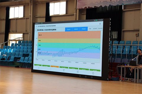 北京试用中小学生运动负荷监测与评价系统 可