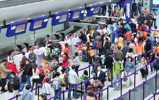携程发布的预测报告指出，今年黄金周将有600万陆客出境旅游。然而，这笔陆客财台湾、韩国却赚不到。（网络图）