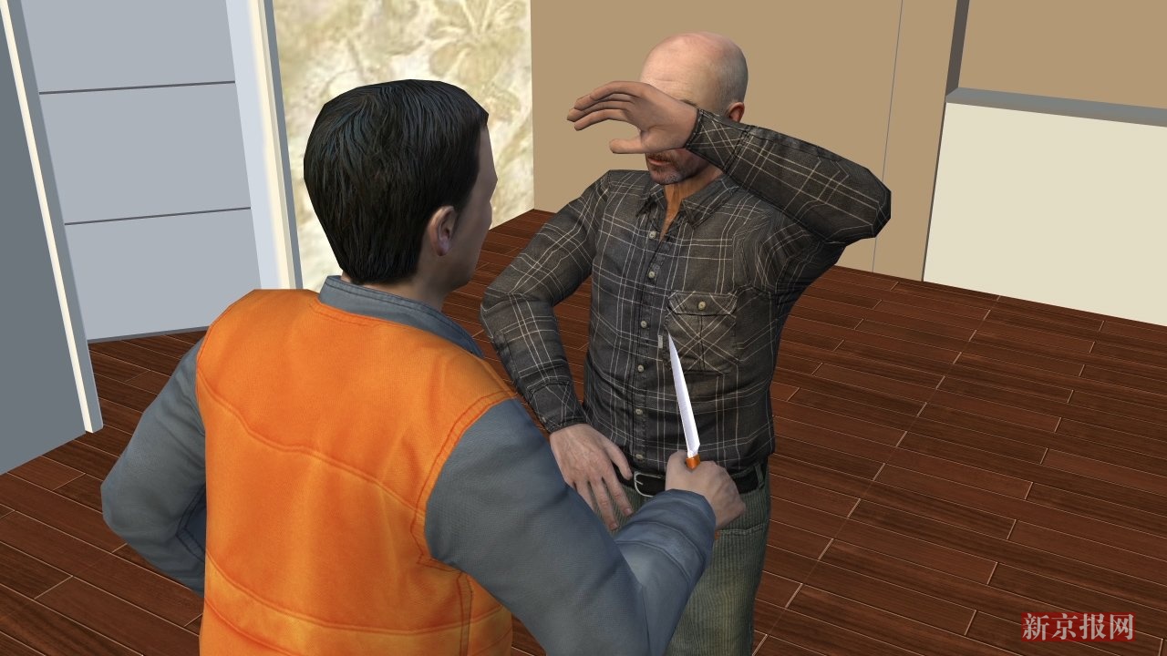 3D:母亲长期遭受家暴屡被打 精神病儿子持刀刺