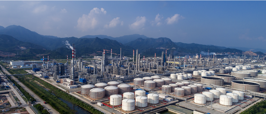 中海油惠州炼化二期项目千万吨炼油工程试车成